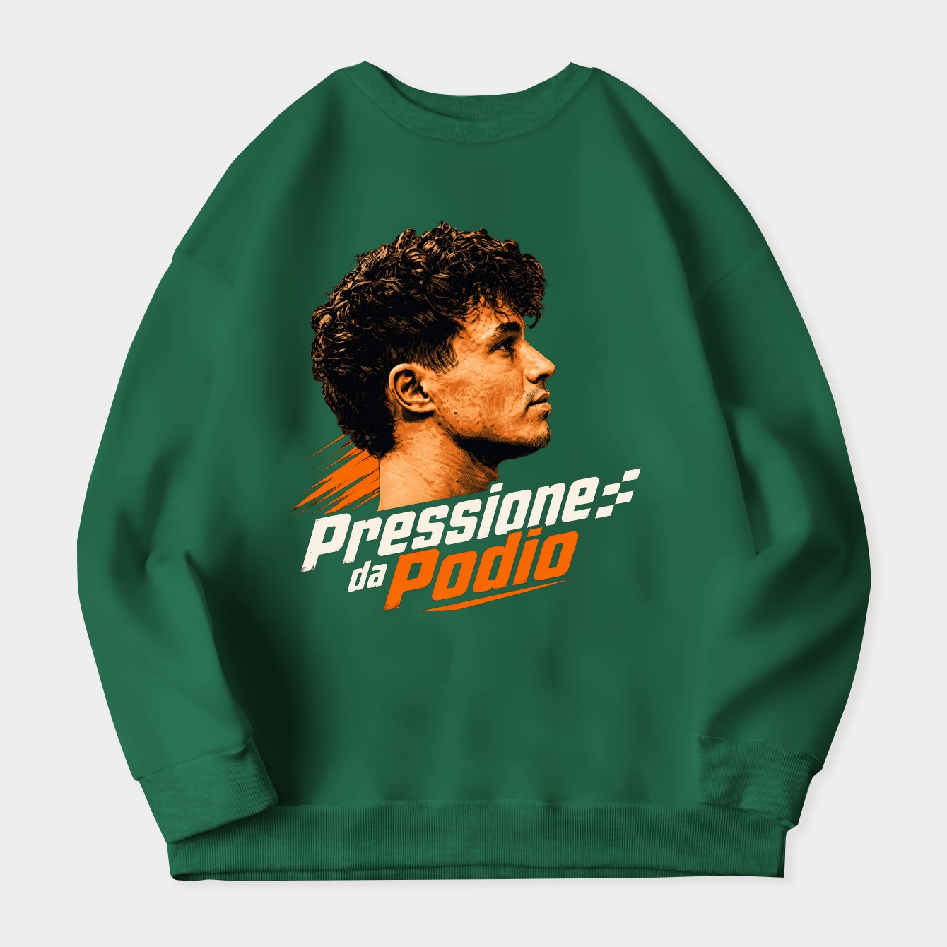 Norris Nightfall Racing Profile Women's Crewneck Sweatshirt