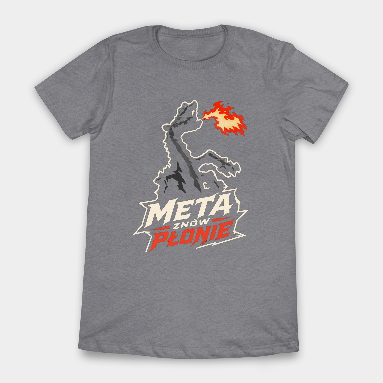 Statue Dragon, Meta Meltdown Women's T-Shirt
