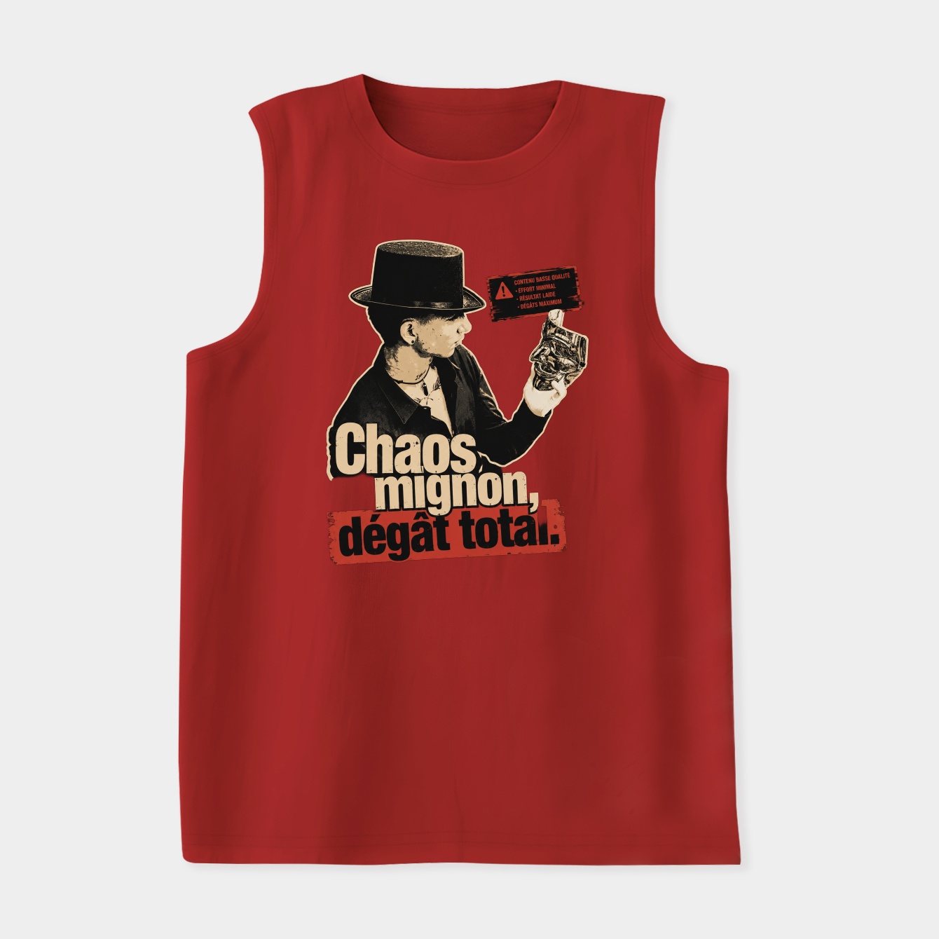 Charcoal Collage Rebel Mood Women's Soft Tank Top