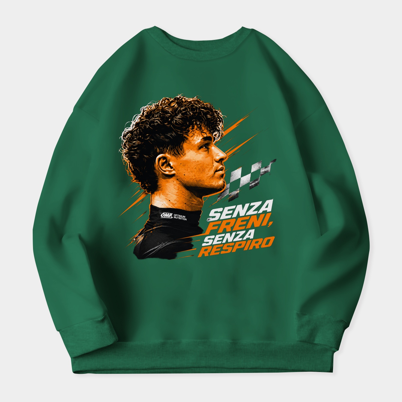 Pit Wall Poster Power Women's Crewneck Sweatshirt
