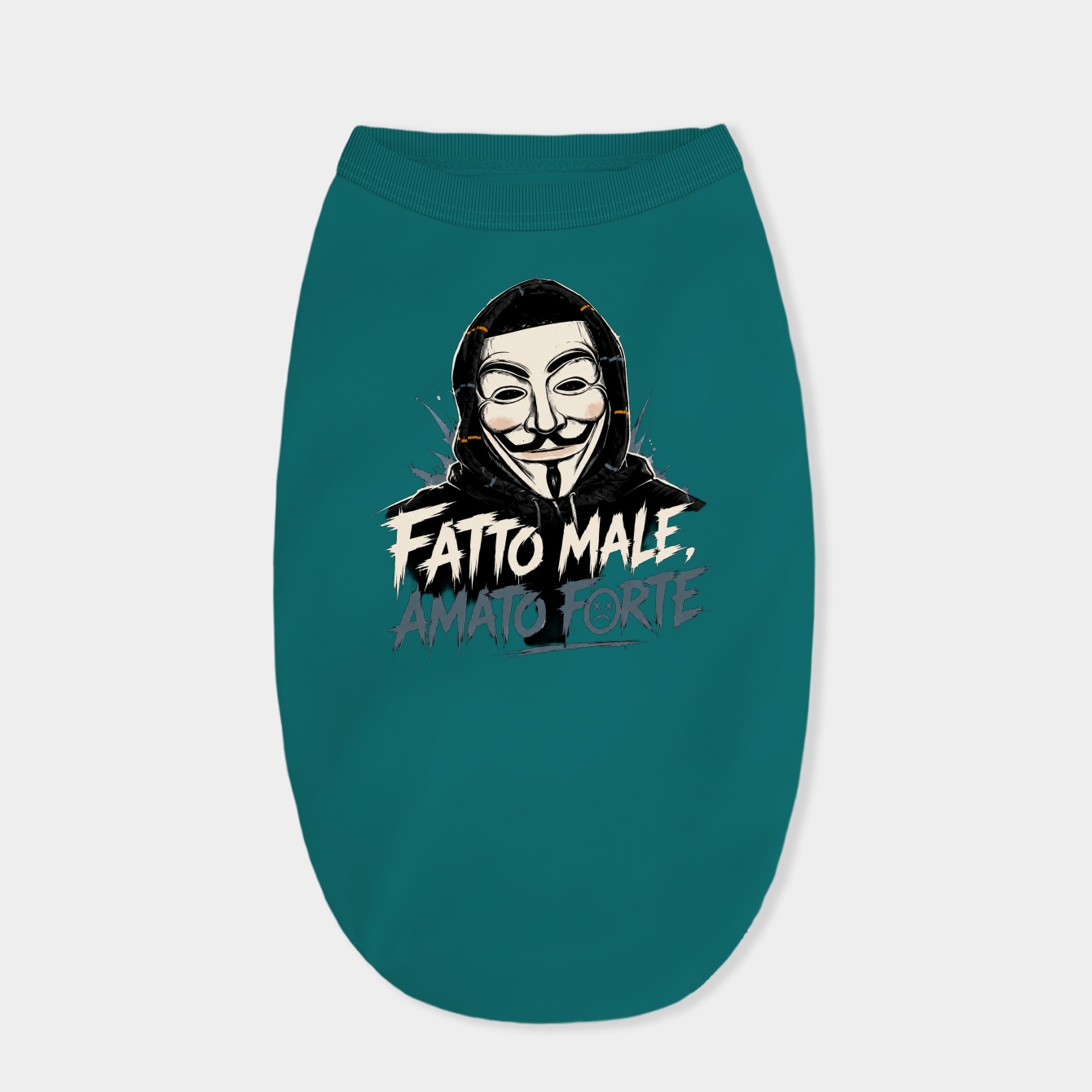 Streetwear Mask Cipher Dog Shirt