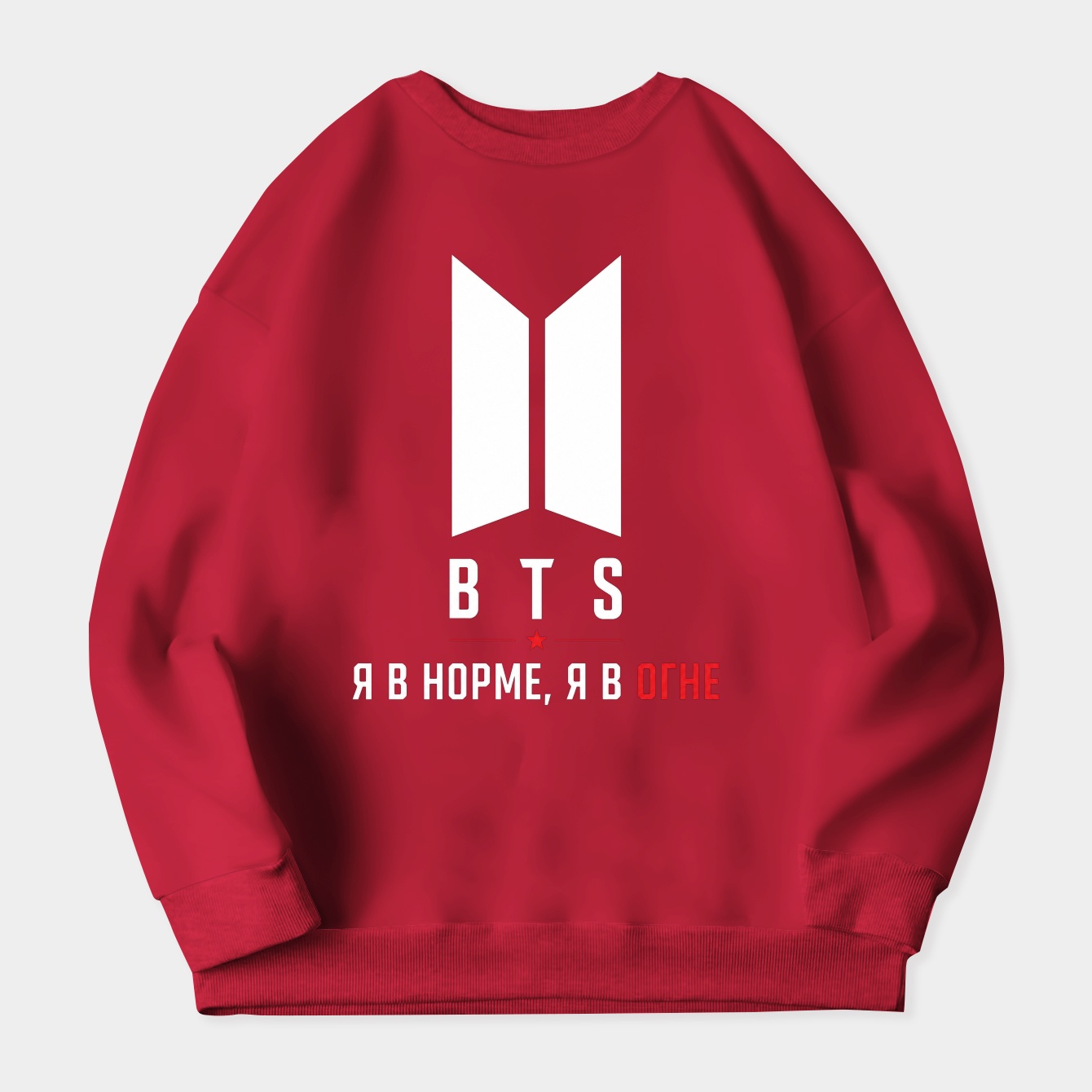 Iconic Bloom, Strong Enough Women's Crewneck Sweatshirt