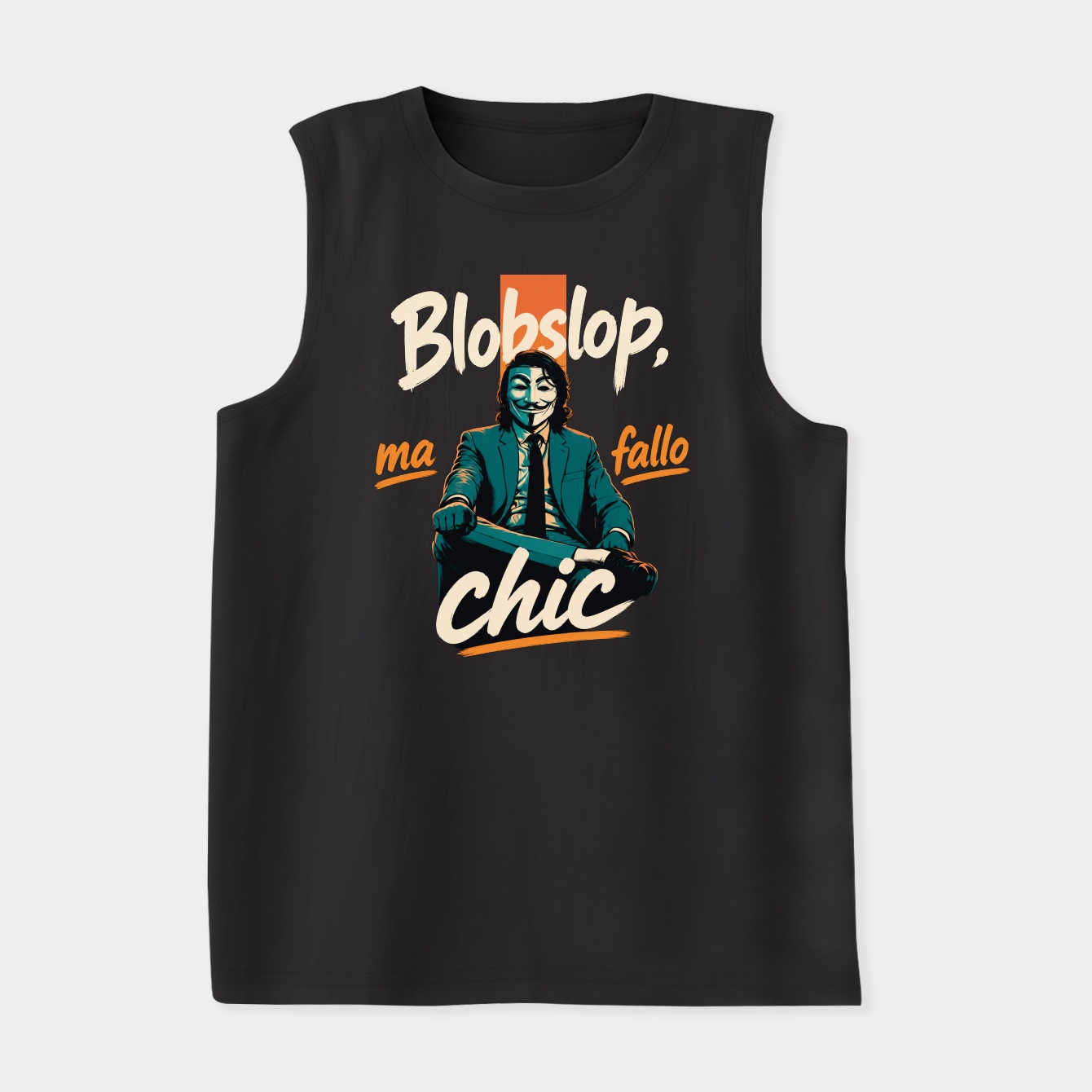 Seated Satire Saint Women's Soft Tank Top