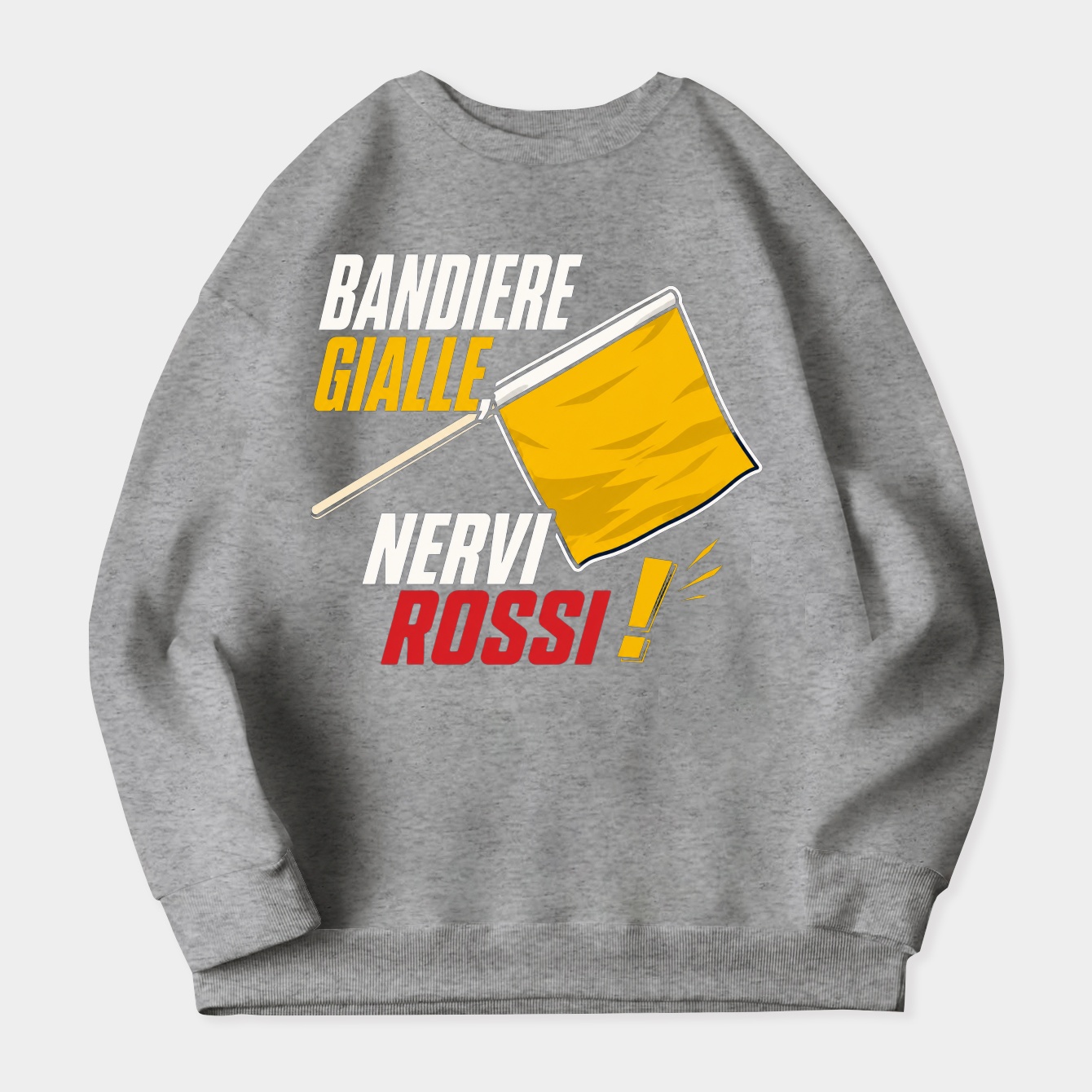 Trackside Crash Signal Women's Crewneck Sweatshirt