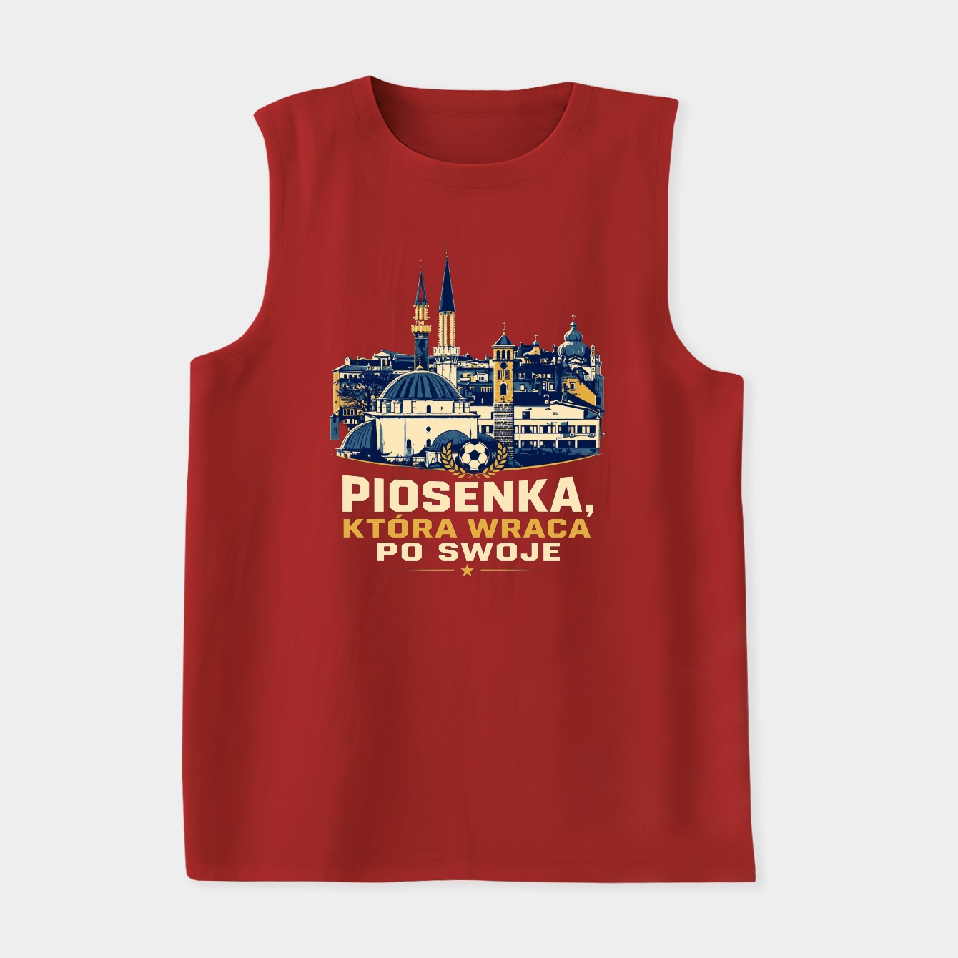 Deep Navy Sarajevo Horizon Women's Soft Tank Top