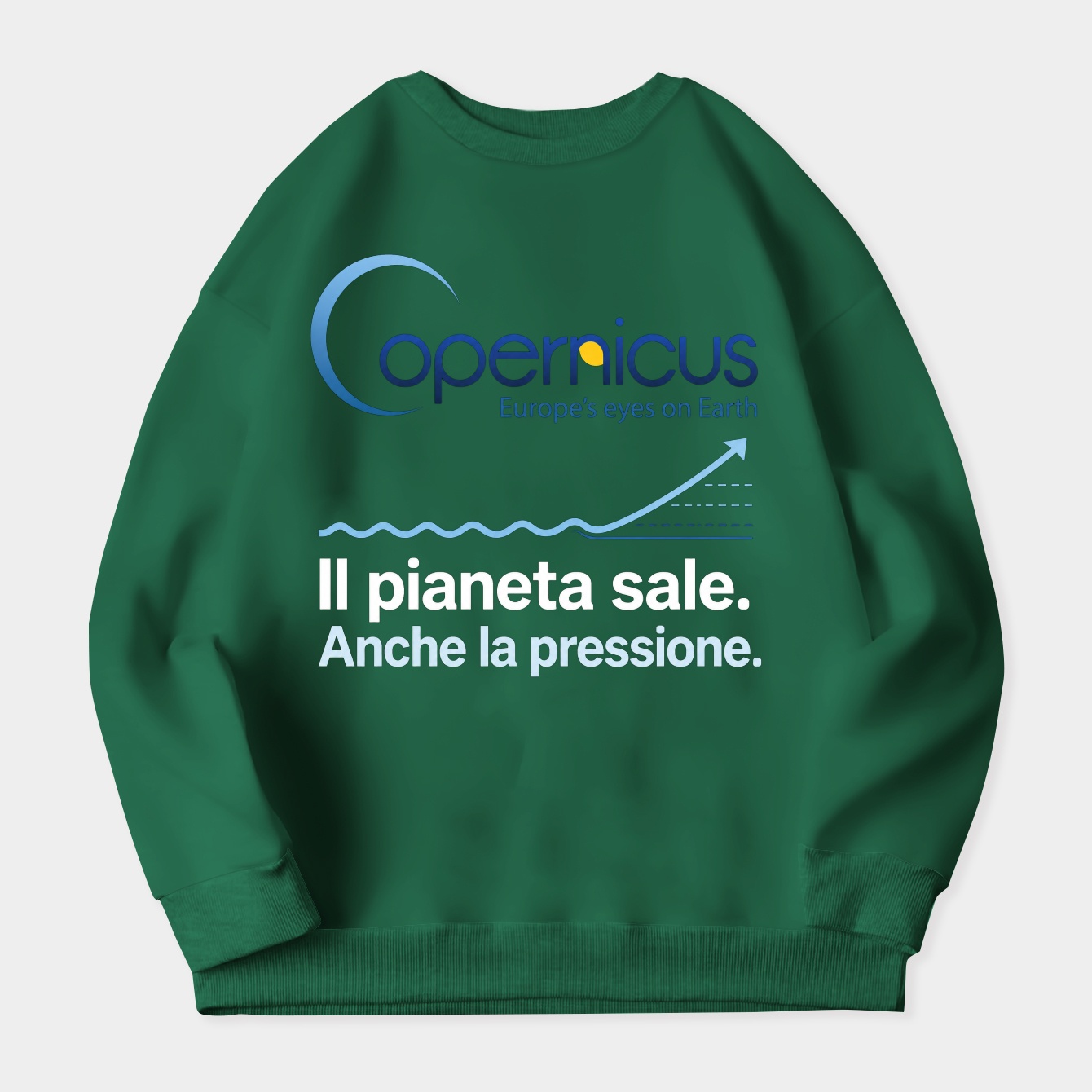 Warning: Tiny Climate Tyrant Women's Crewneck Sweatshirt