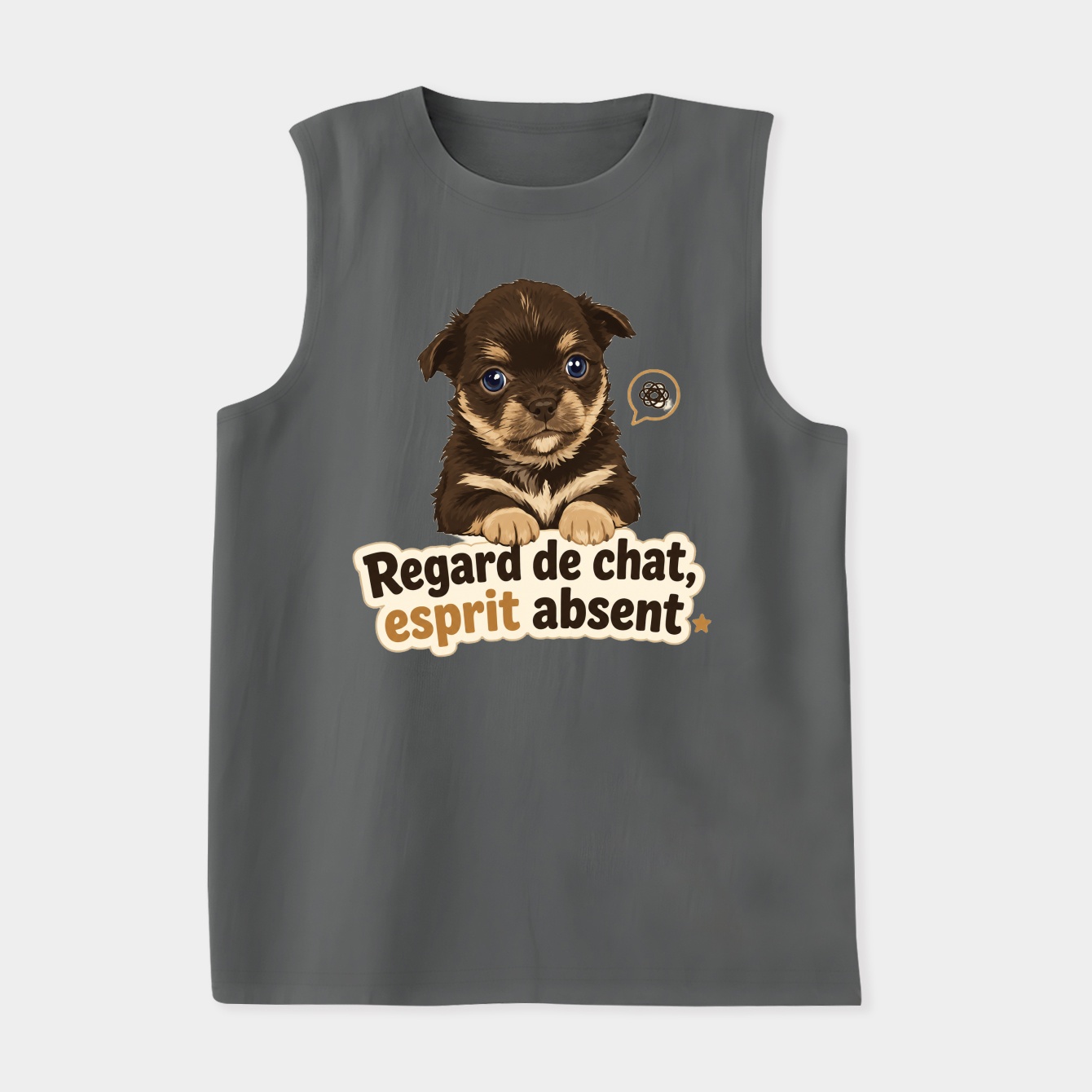 Tiny Pup, Huge Sleep Women's Soft Tank Top