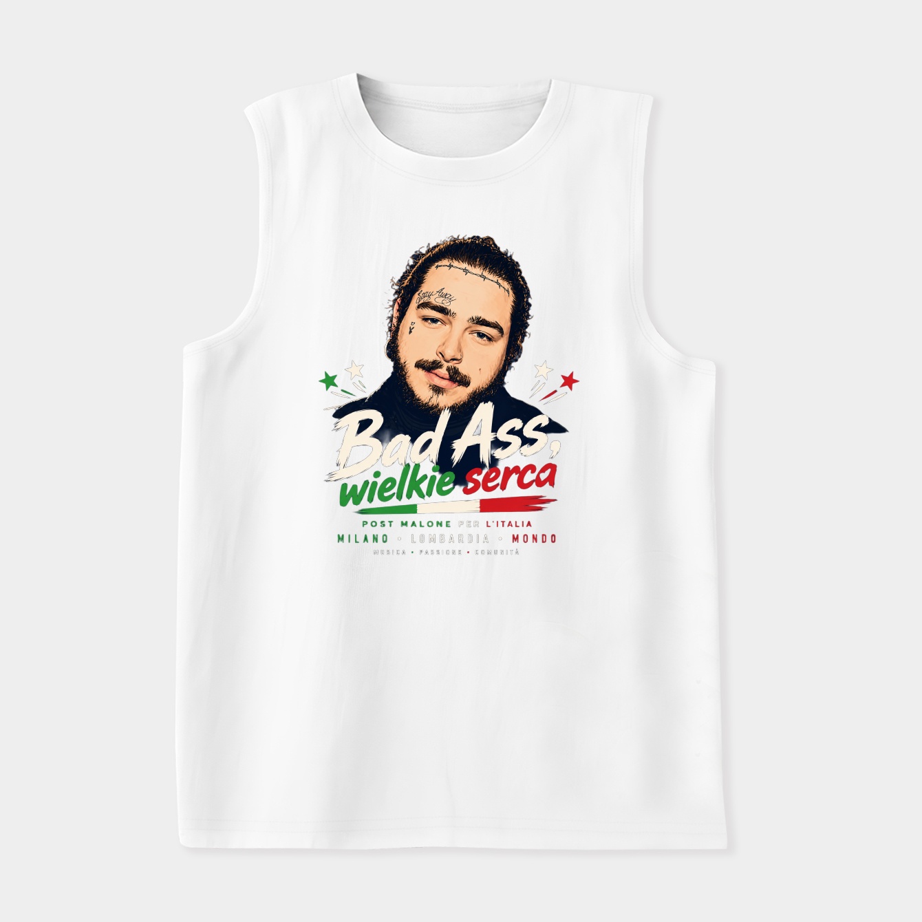 Crisp Malone Portrait Women's Soft Tank Top
