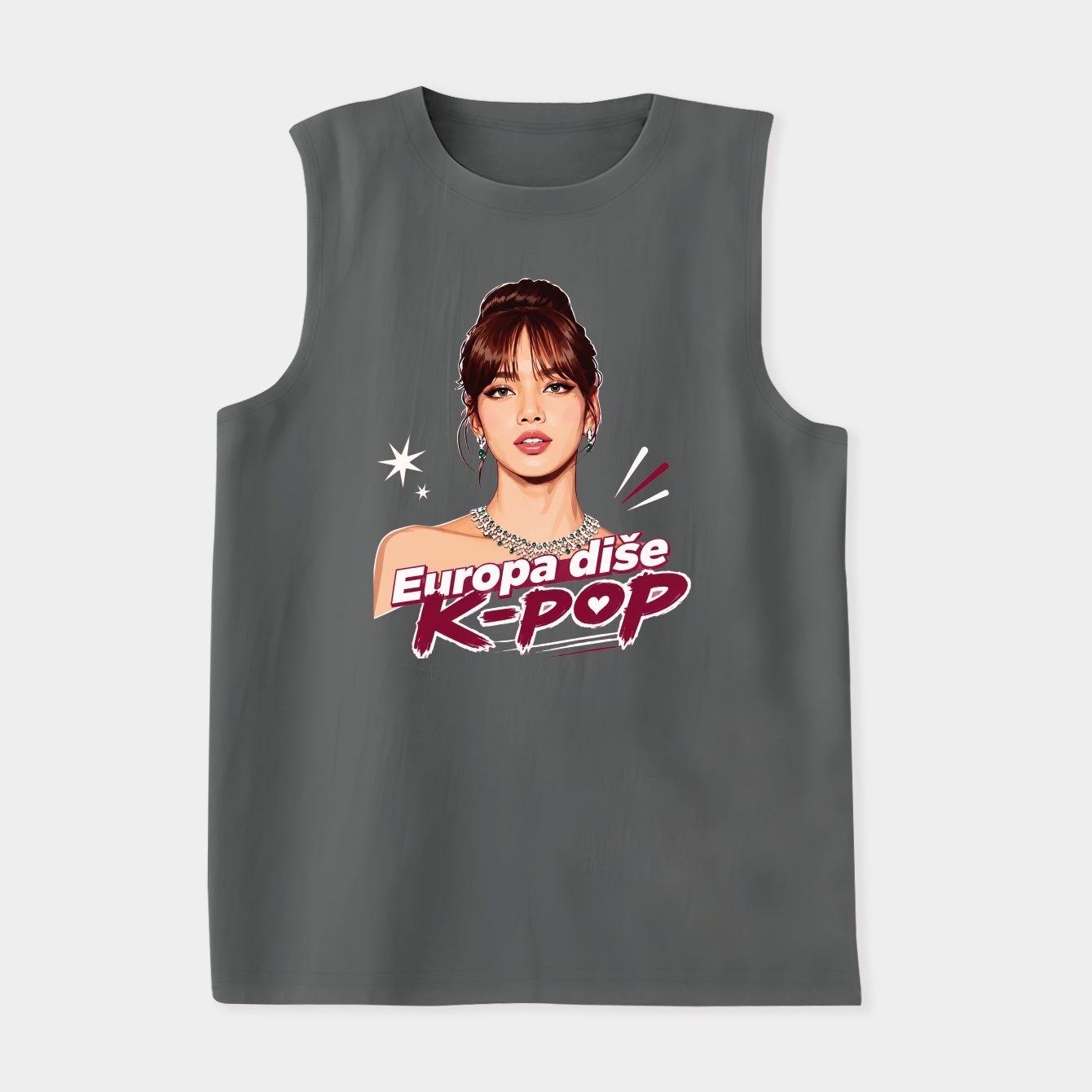 Rose Dust Idol Aura Women's Soft Tank Top
