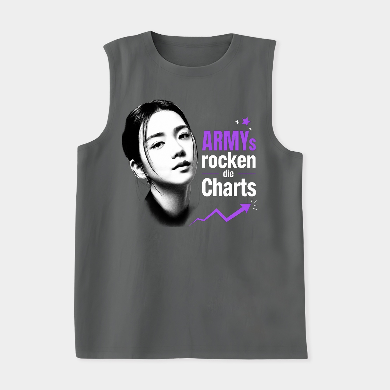 Black Stage, Big Idol Women's Soft Tank Top