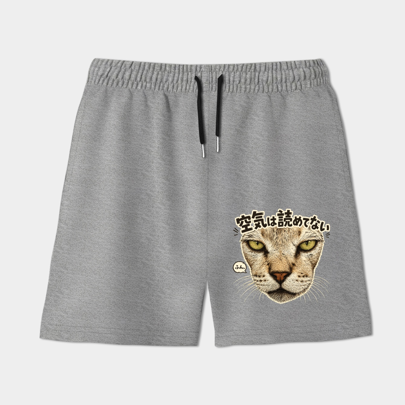 Intense Cat, Lazy Brain Women's Shorts