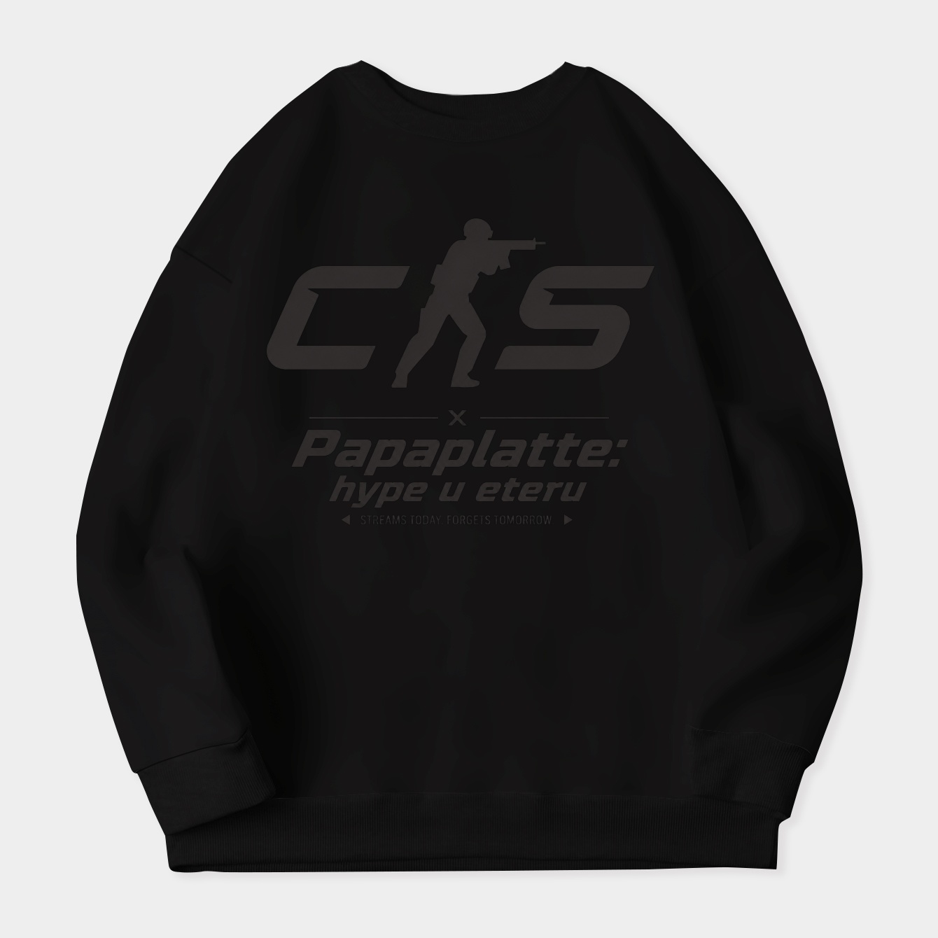 Print-Ready Rocket Emblem Women's Crewneck Sweatshirt