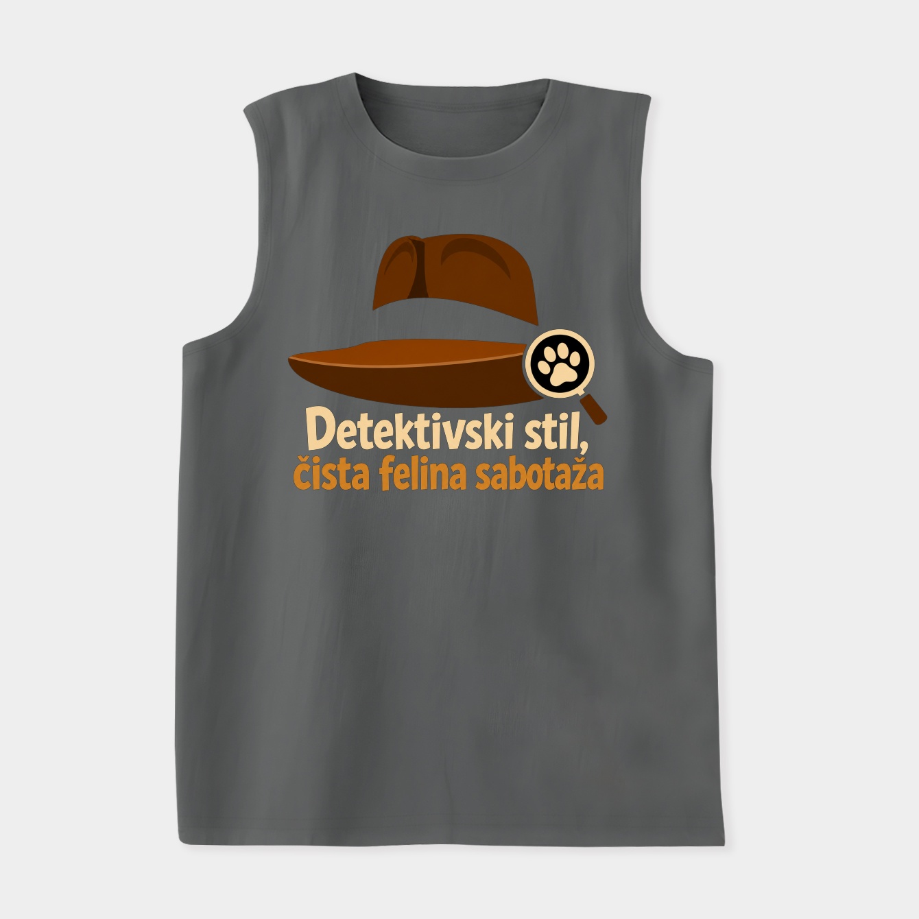 Blackout Fedora, Crisp Style Women's Soft Tank Top