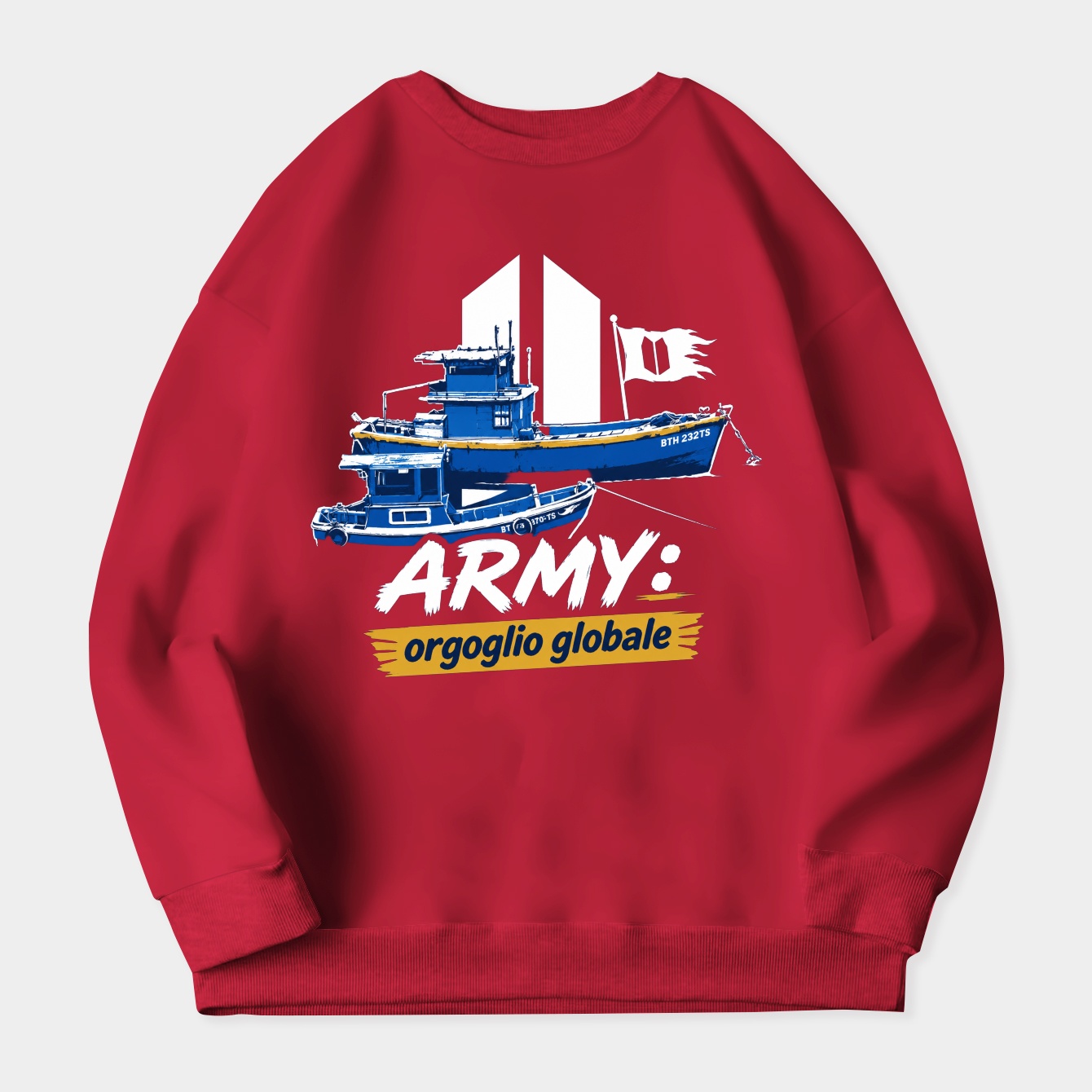 Fandom Emblem, Stage On Women's Crewneck Sweatshirt