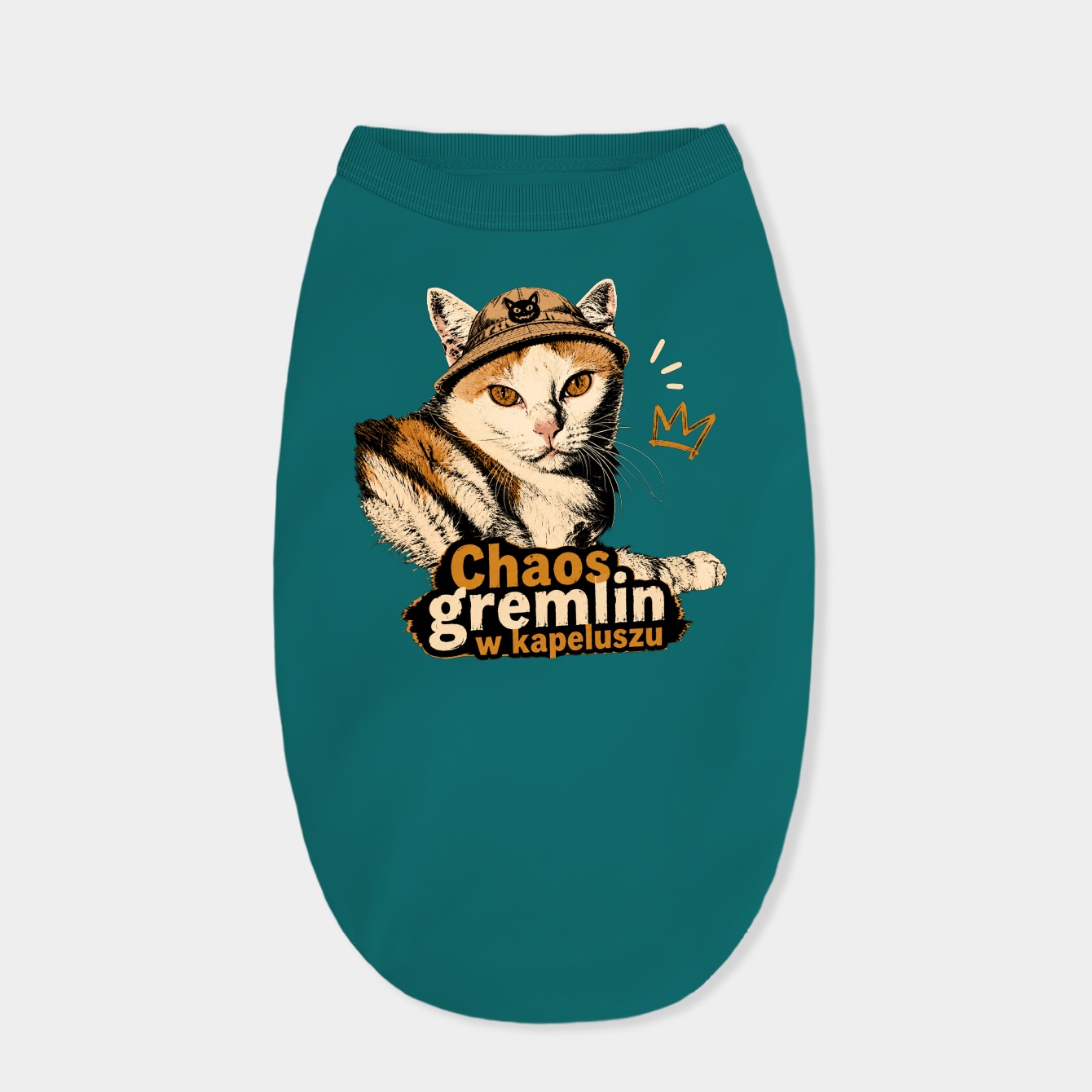 Noir Cat Closeup Dog Shirt