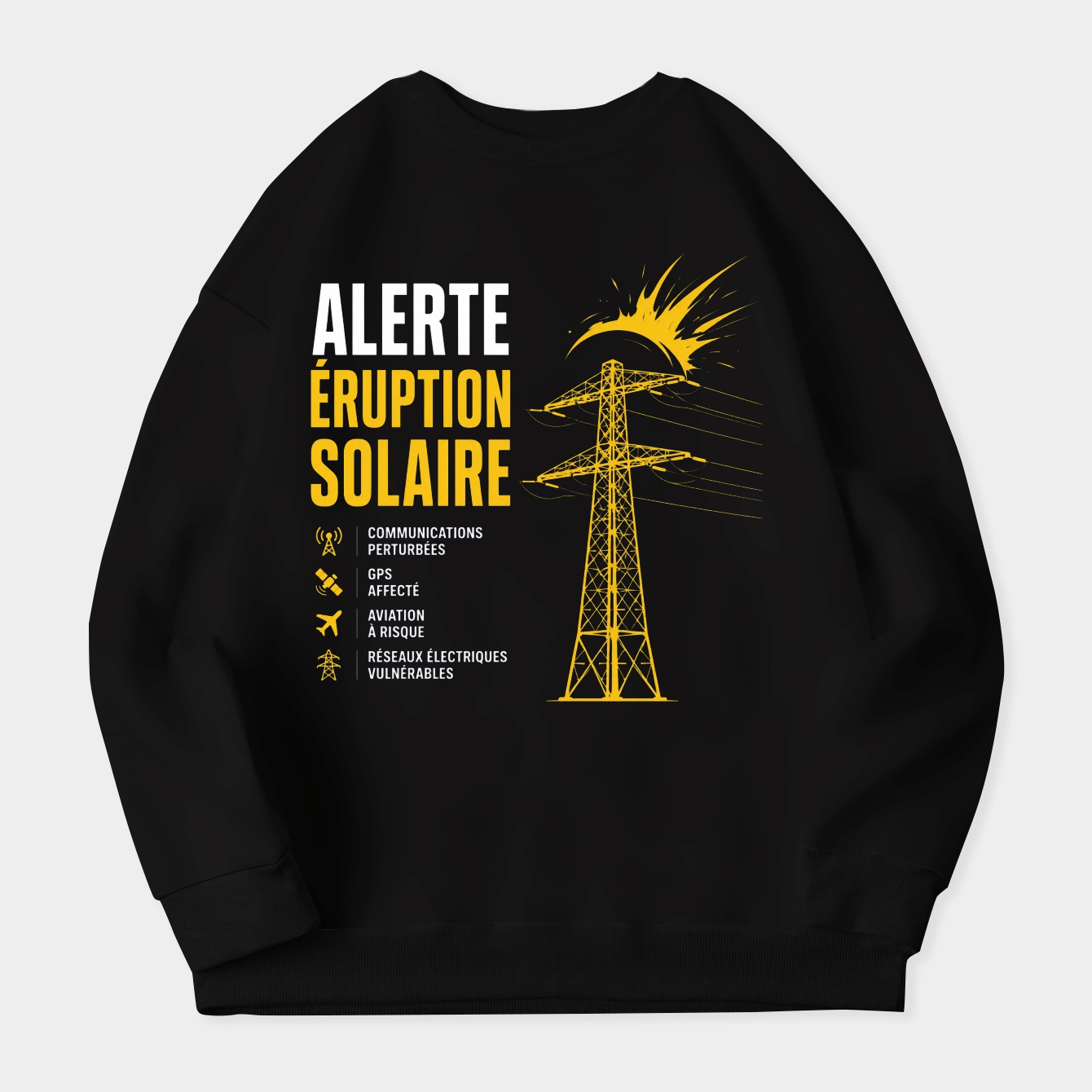 Electric Tower Afterglow Women's Crewneck Sweatshirt