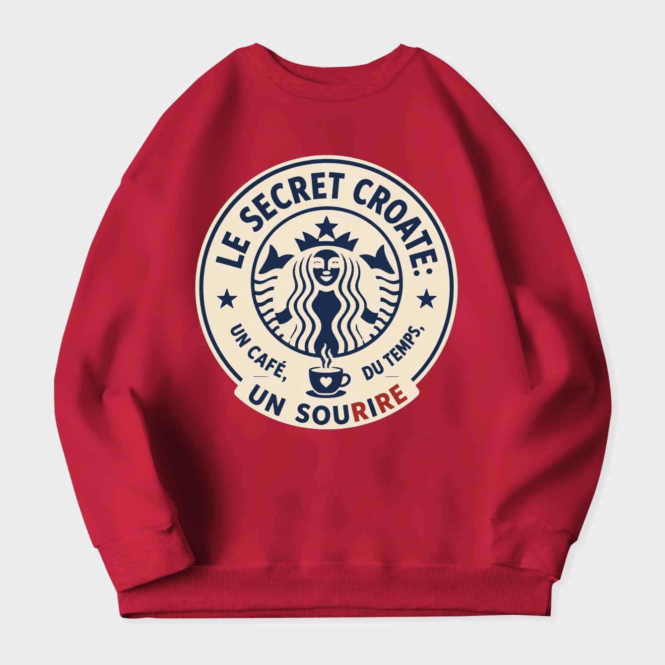 Croatian Life, Filipina Commentary Women's Crewneck Sweatshirt