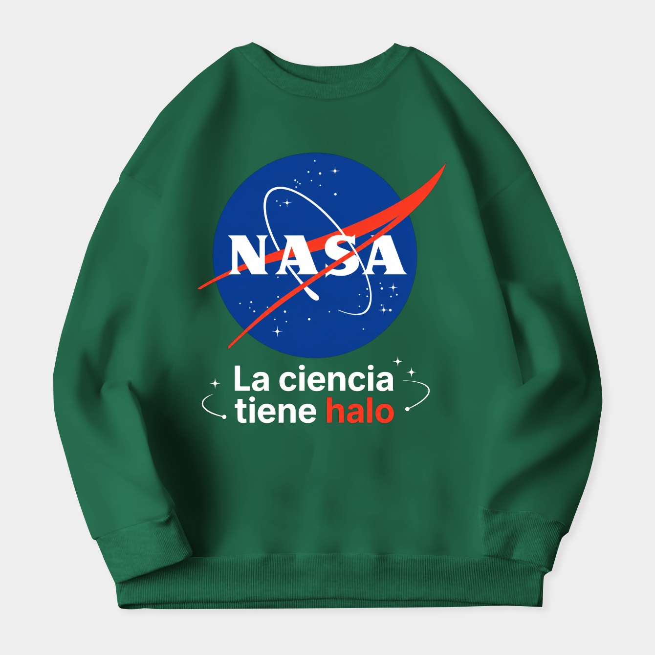 NASA Totality on Black Women's Crewneck Sweatshirt