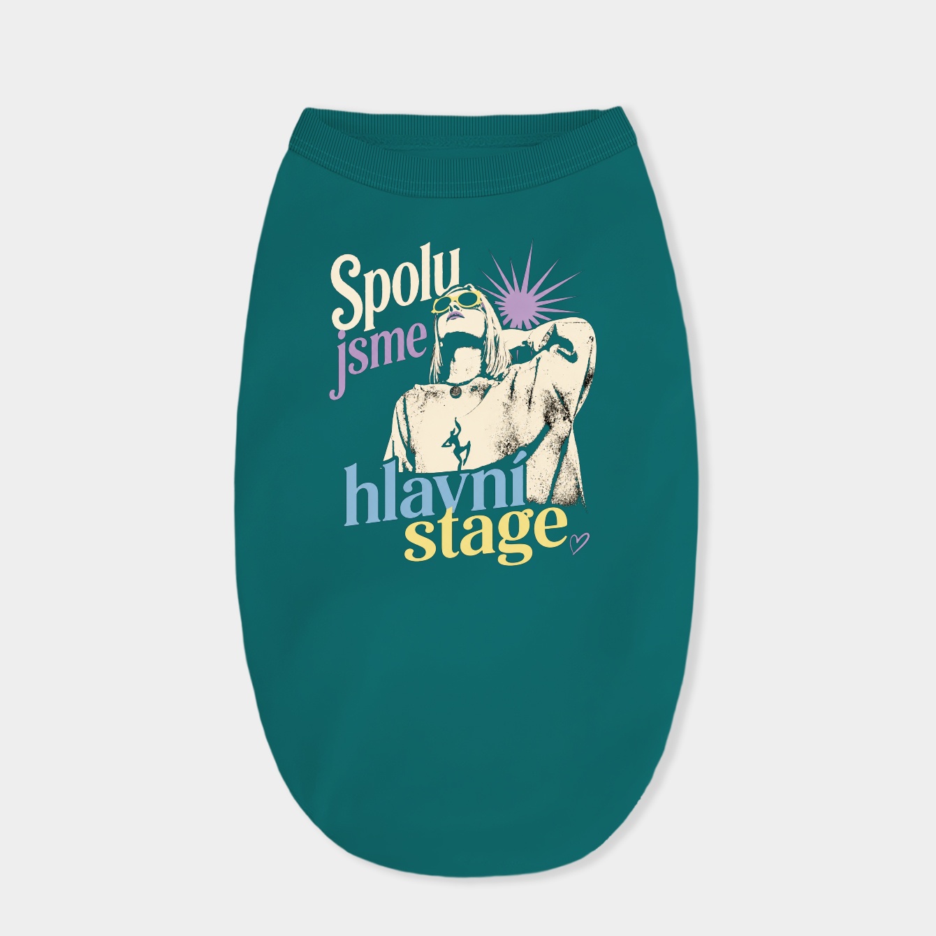 Platinum Pop Silhouette Dog Shirt
