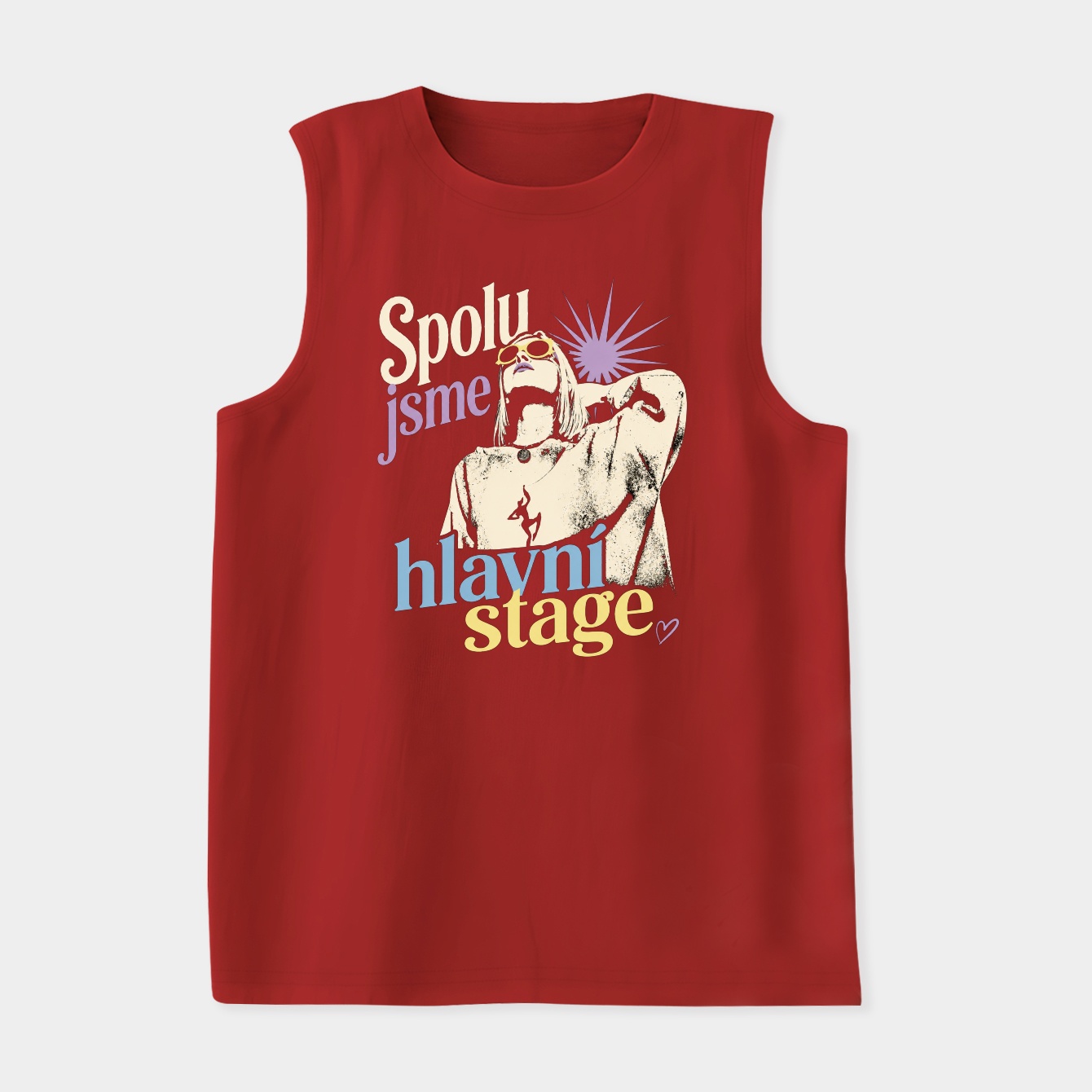 Platinum Pop Silhouette Women's Soft Tank Top