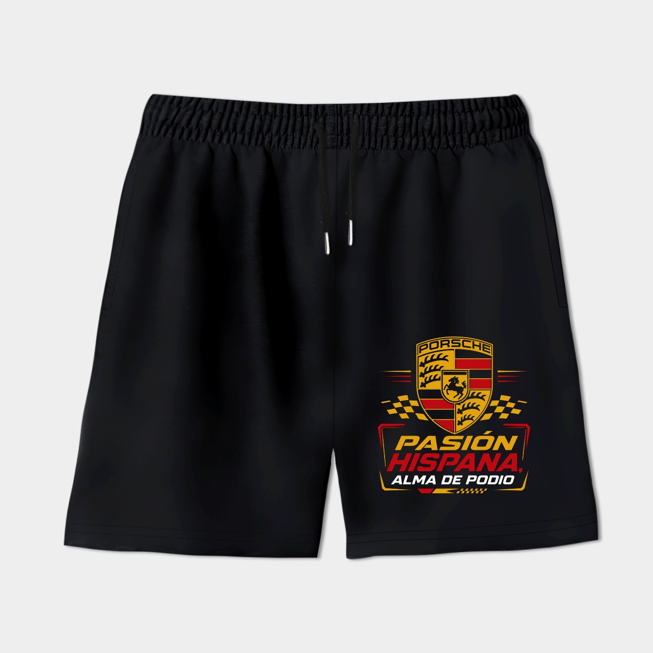 Black Gold Porsche Legend Women's Shorts
