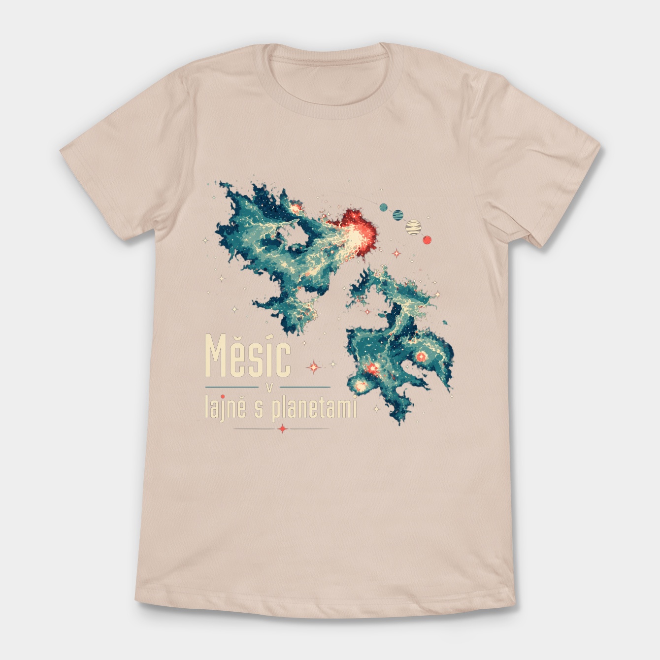 Luminous Nebula Flow Women's T-Shirt