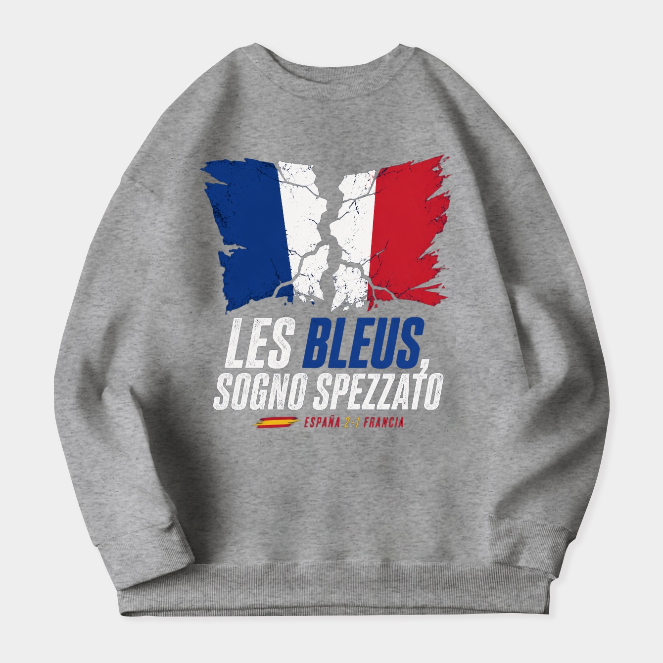 Bleus Flag Legacy Clash Women's Crewneck Sweatshirt