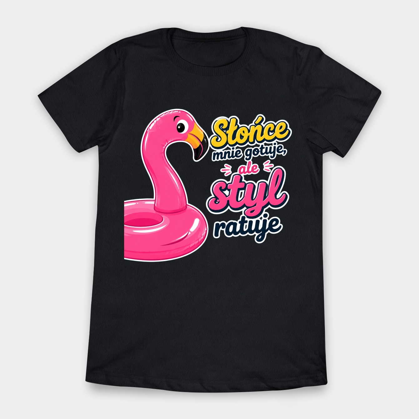 Flamingo Float Frenzy Women's T-Shirt