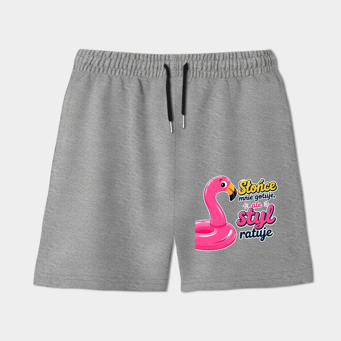Flamingo Float Frenzy Women's Shorts