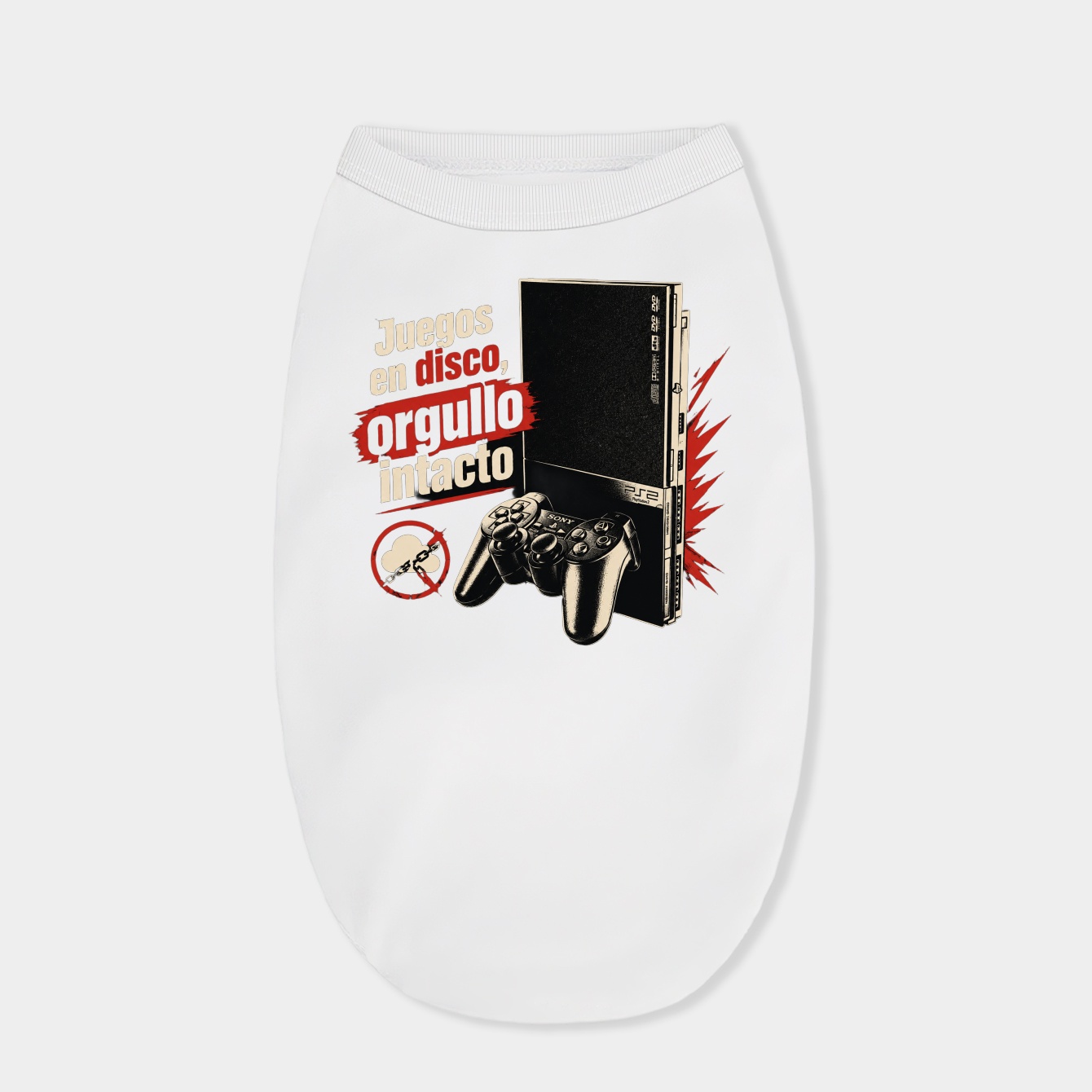 PS2 Disc-Free Retro Pride Dog Shirt