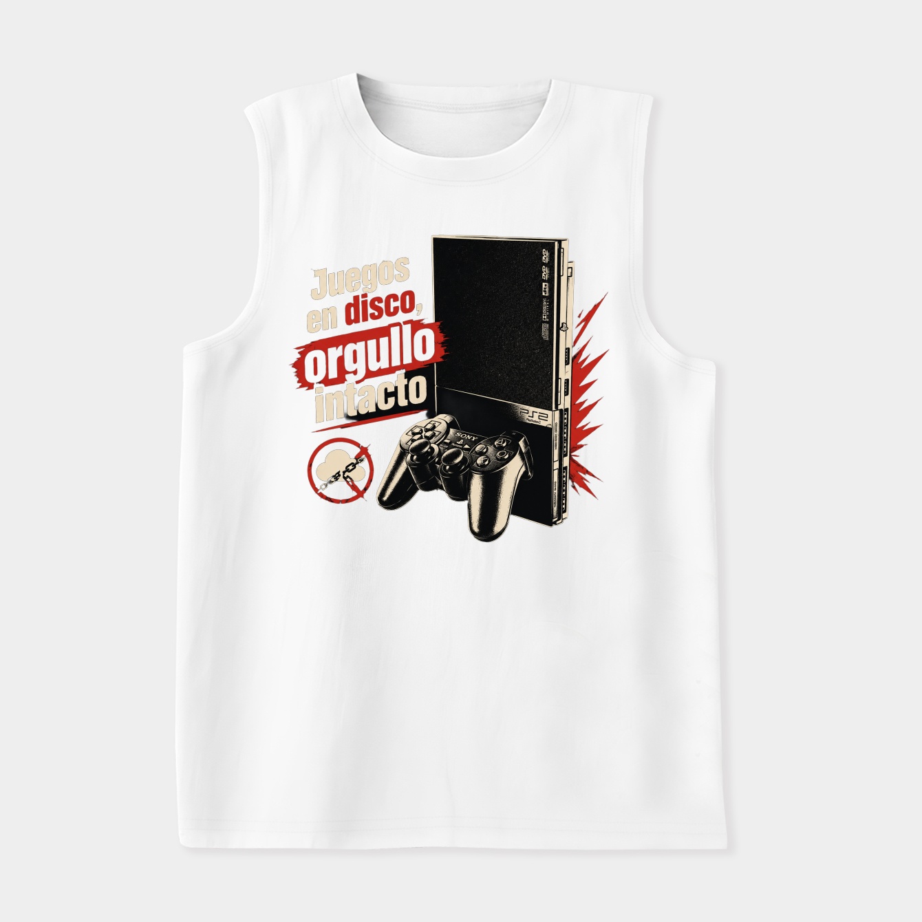 PS2 Disc-Free Retro Pride Women's Soft Tank Top