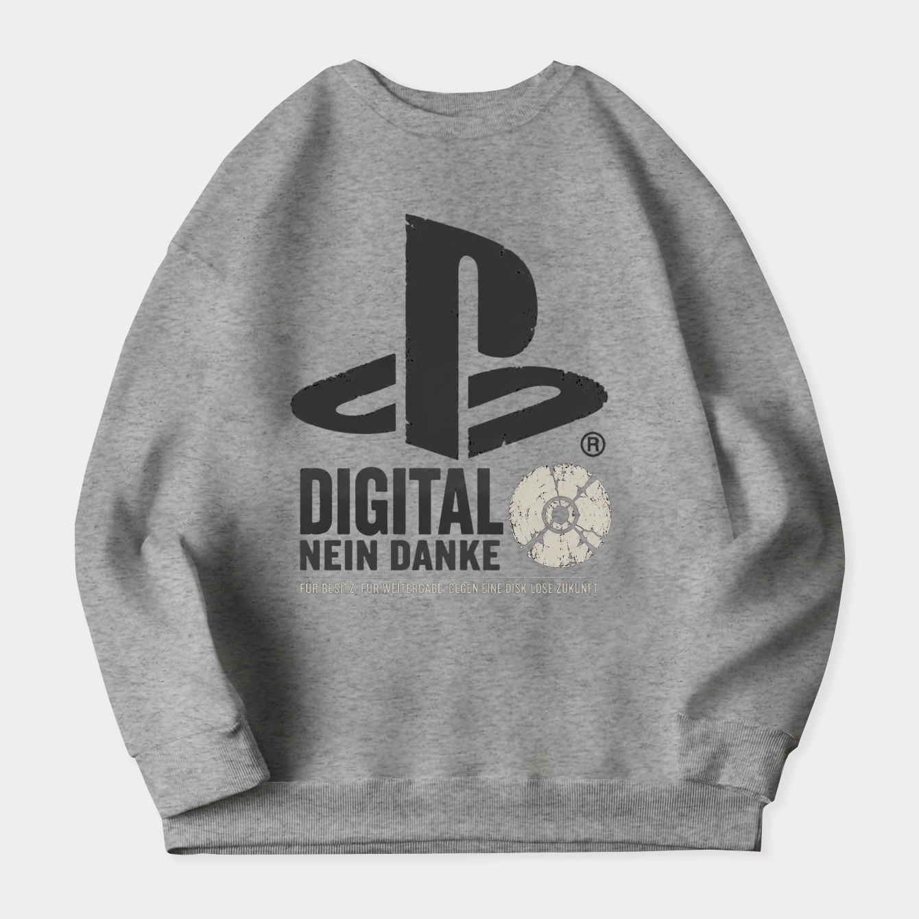 PlayStation Without the Plastic Women's Crewneck Sweatshirt