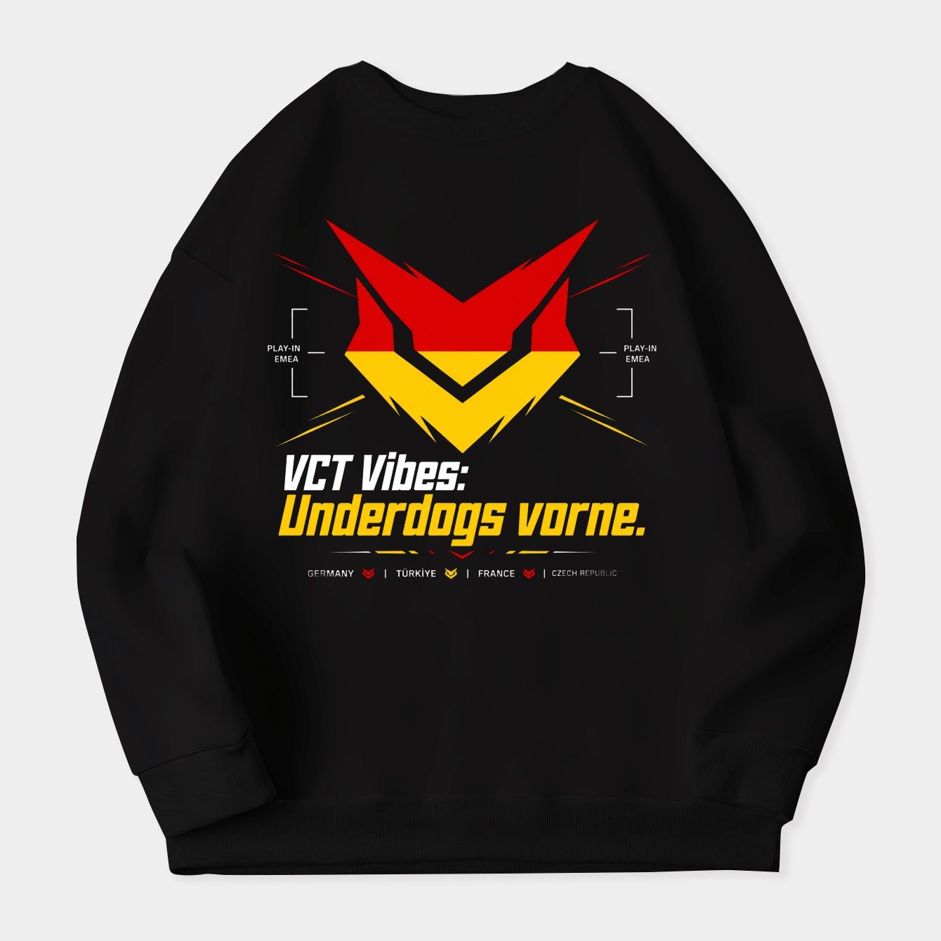 Valorant EMEA Flag Burst Women's Crewneck Sweatshirt
