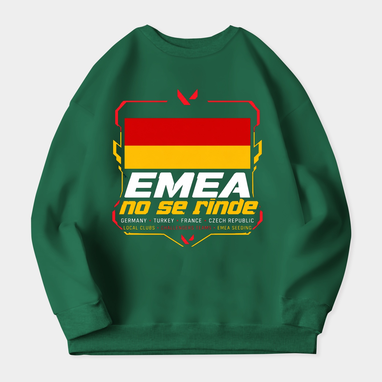 German Flag Valorant Surge Women's Crewneck Sweatshirt