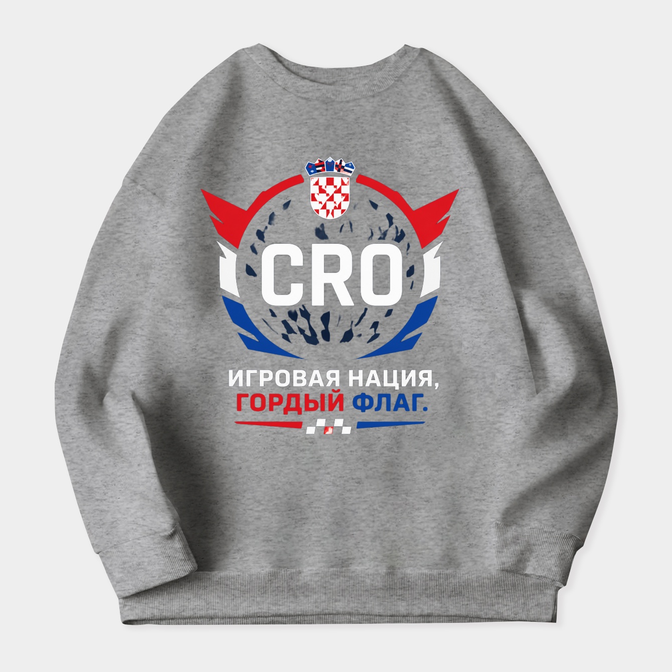 Red White Gaming Dominion Women's Crewneck Sweatshirt