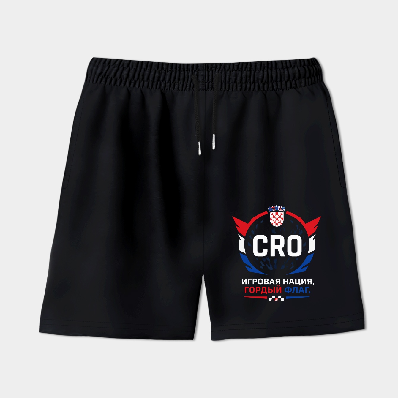 Red White Gaming Dominion Women's Shorts