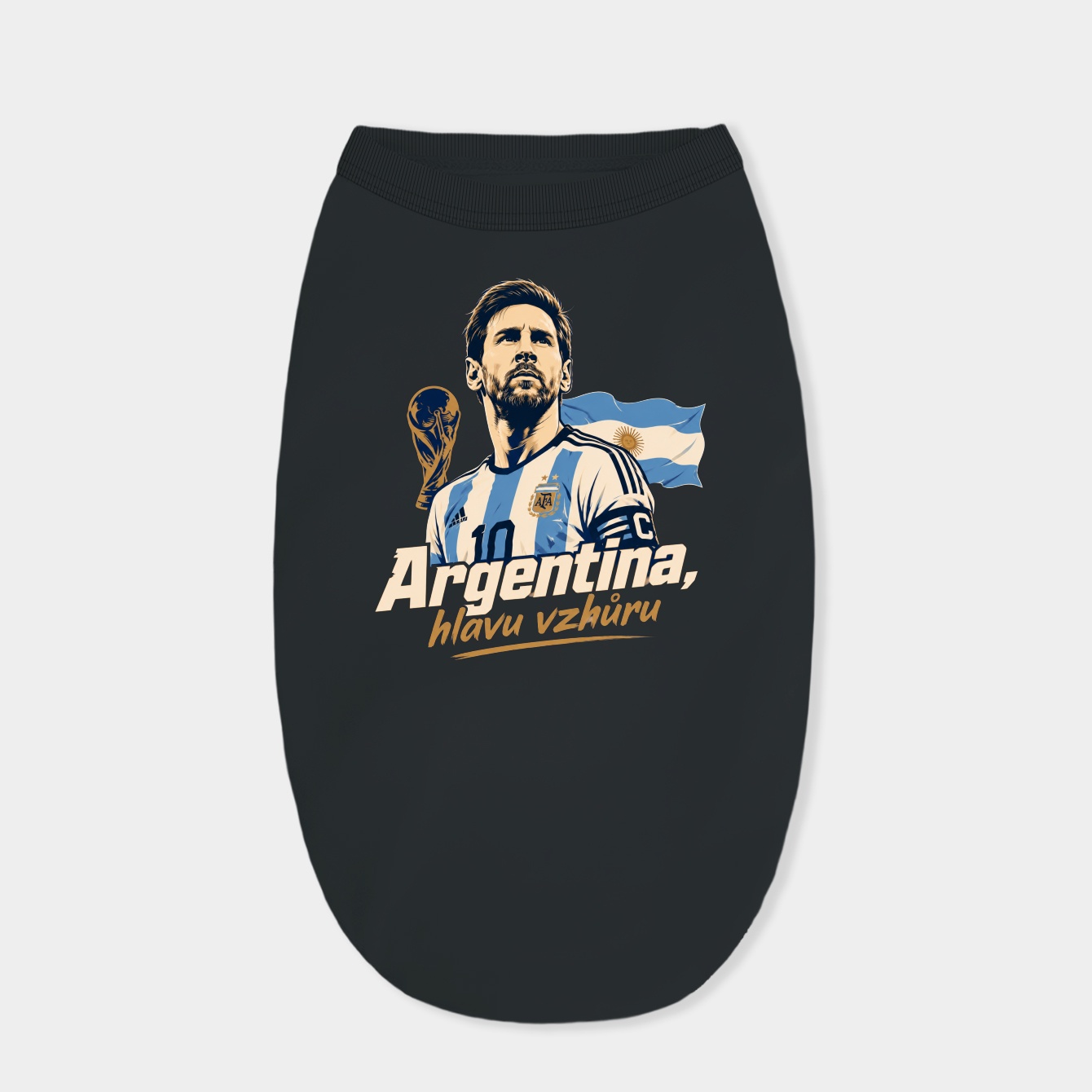 Messi Sports Poster Icon Dog Shirt