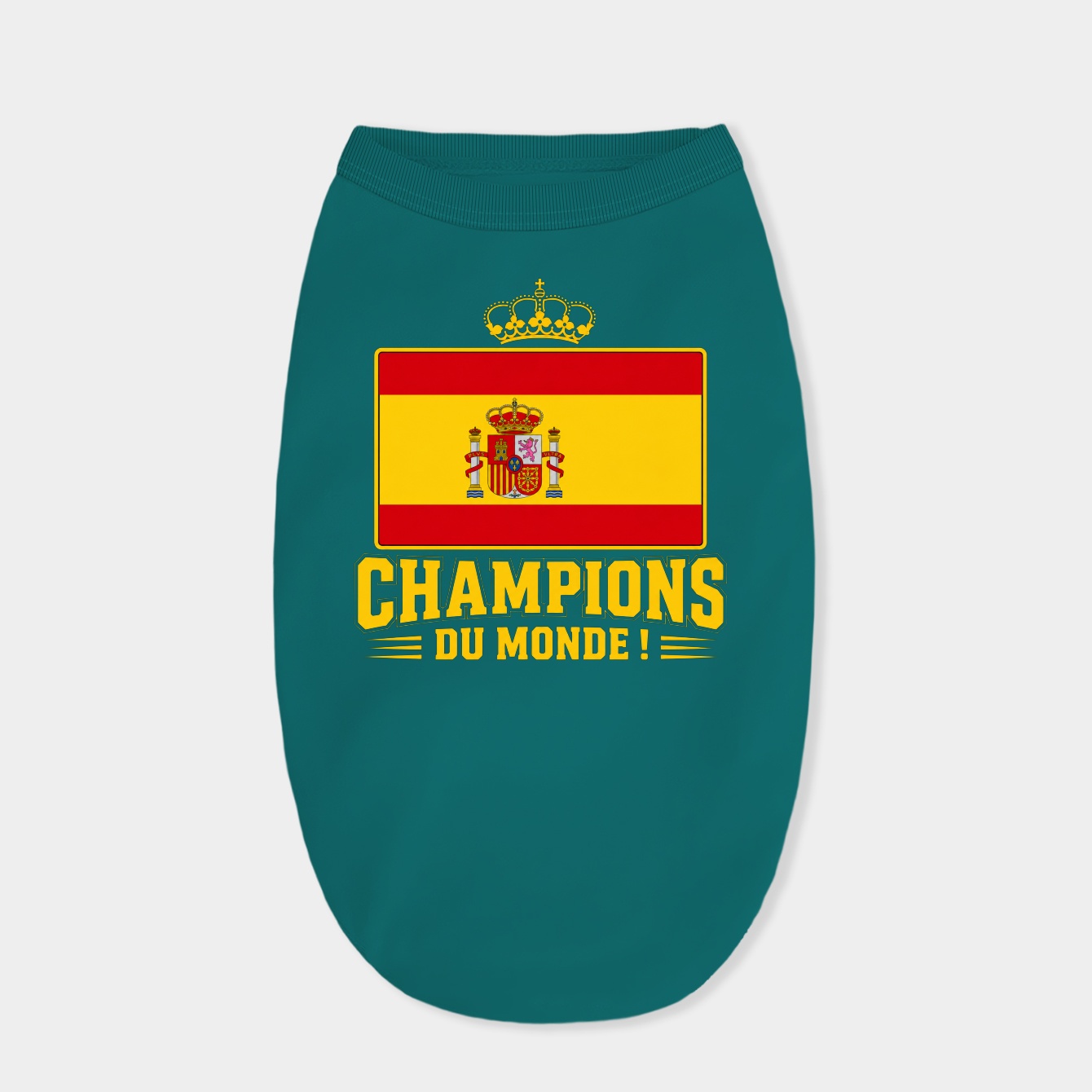 Spain World Cup Crowned Dog Shirt