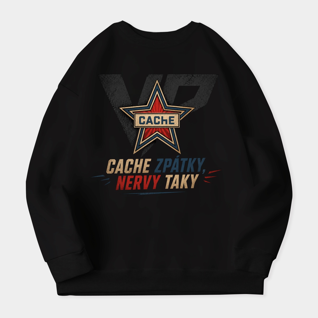 Cache Shatter Emblem Women's Crewneck Sweatshirt