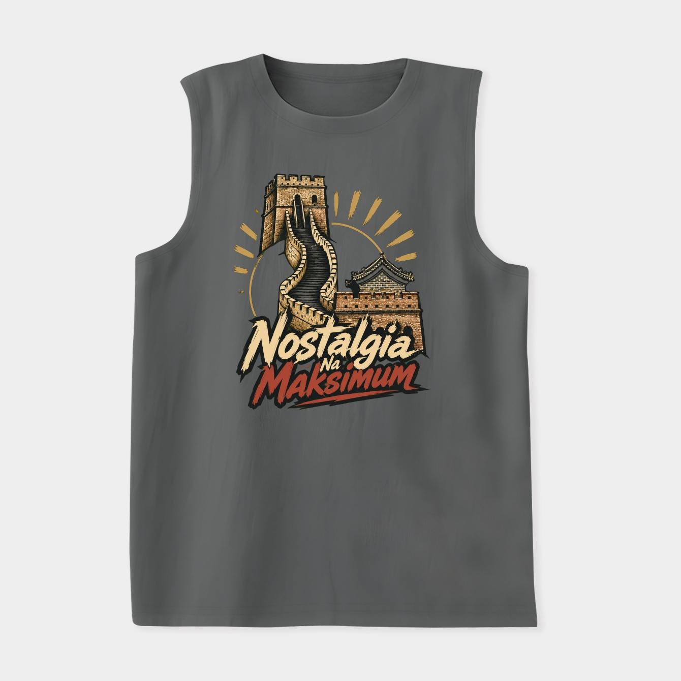 Great Wall Stairway Spotlight Women's Soft Tank Top