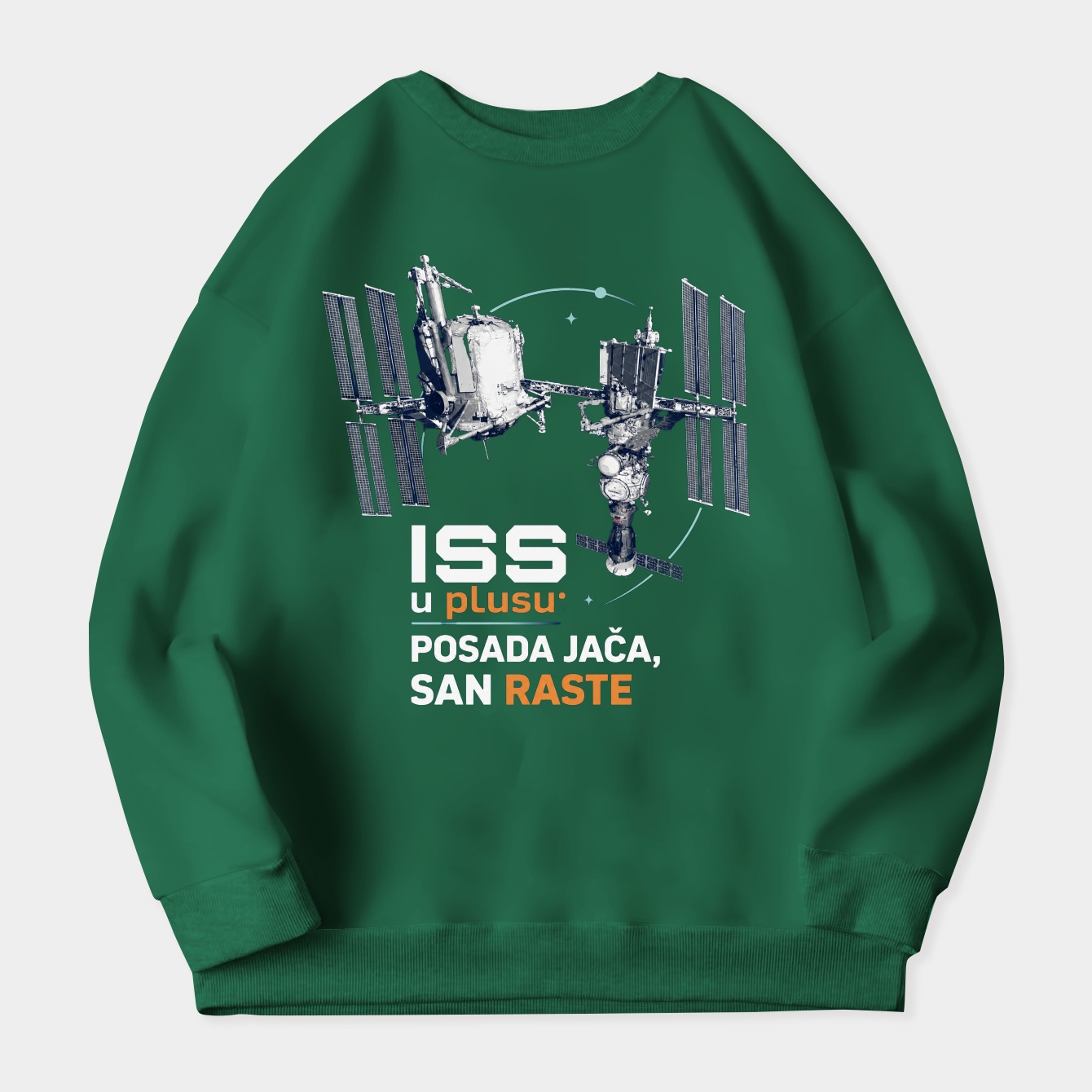 Editorial Space Station Women's Crewneck Sweatshirt