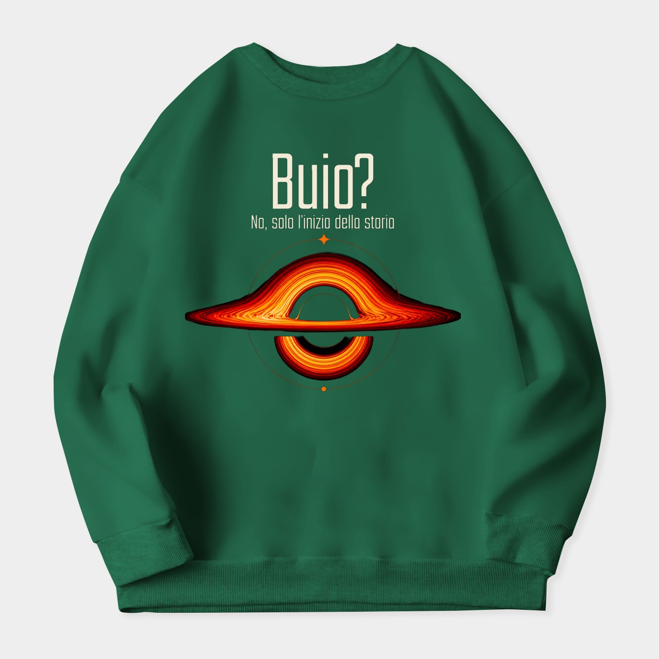 Minimalist Gravity Glow Women's Crewneck Sweatshirt