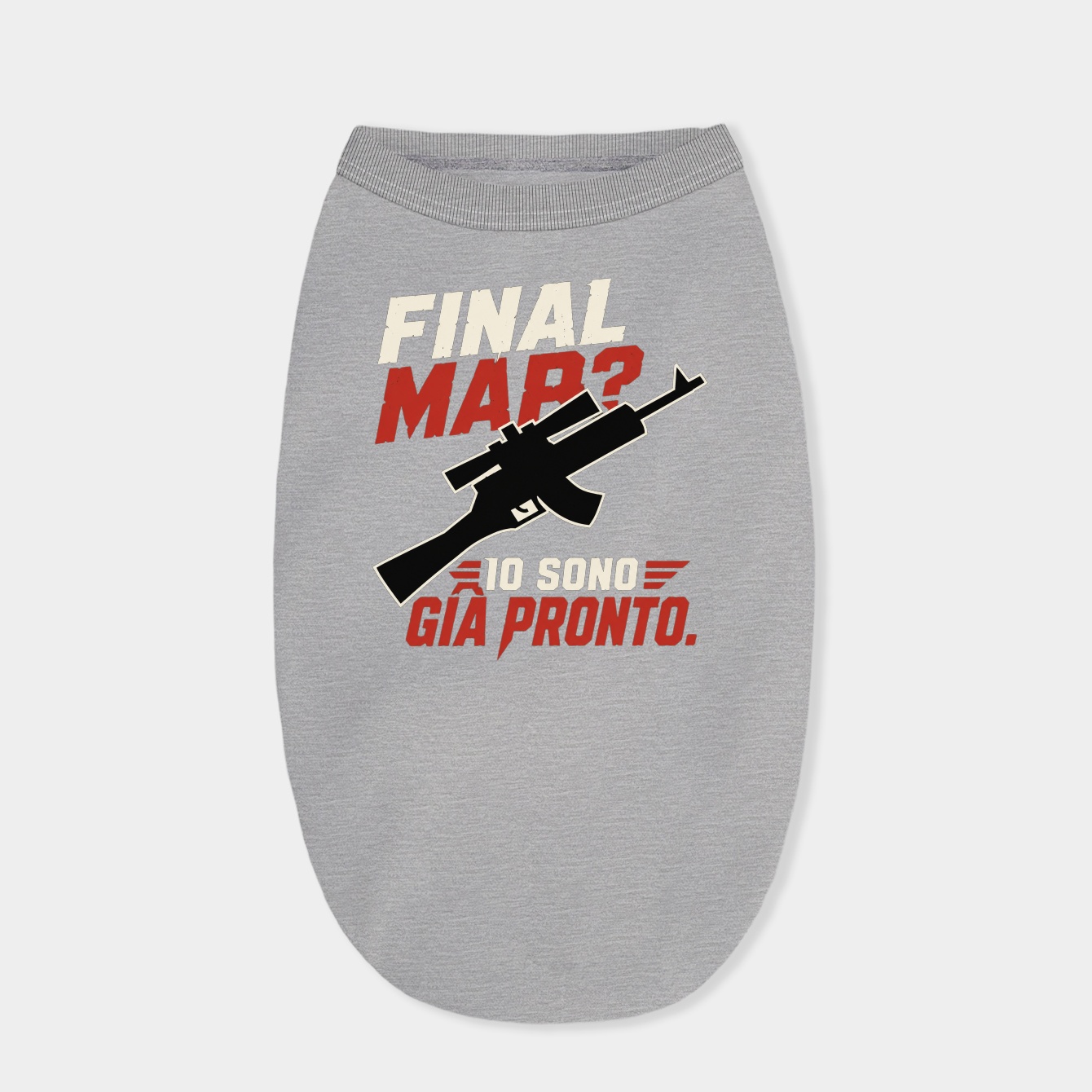 Angled Warzone Powerlift Dog Shirt