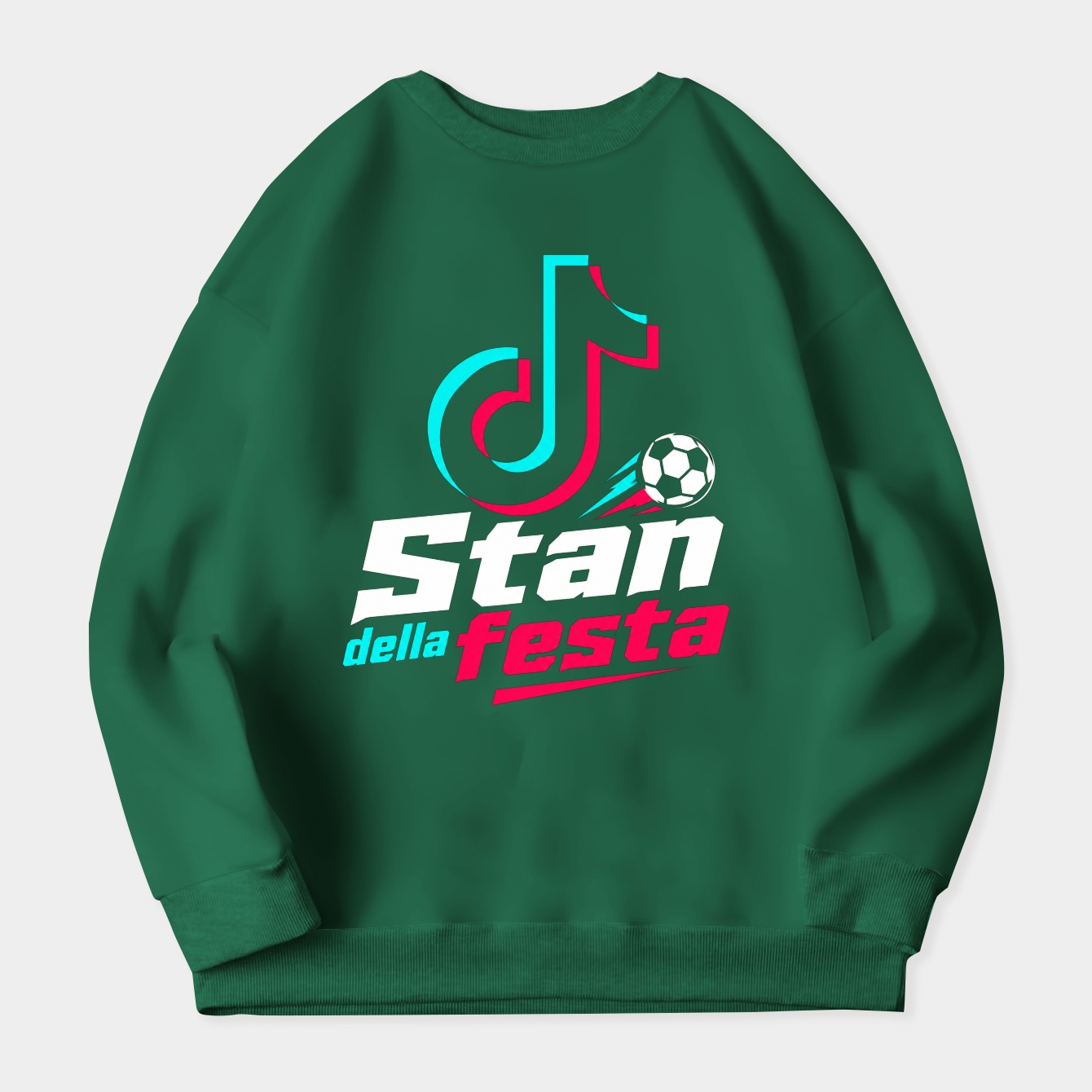 TikTok Night Pulse Women's Crewneck Sweatshirt