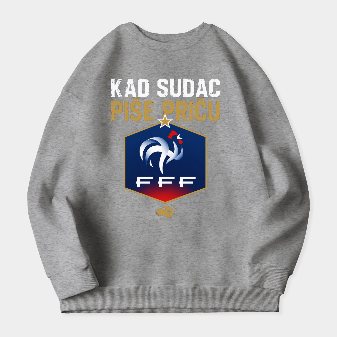 Dark Navy Editorial Clash Women's Crewneck Sweatshirt