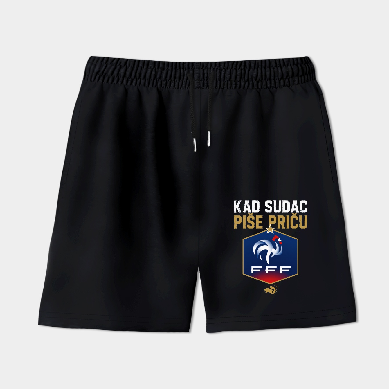Dark Navy Editorial Clash Women's Shorts
